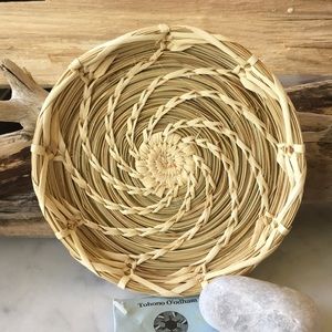 Vintage Papago Indian Tohono O’odham Handcrafted Basket